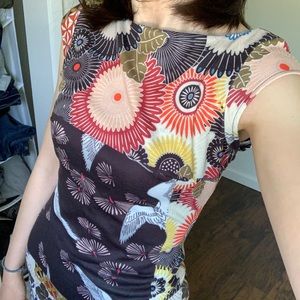 One piece multicolor dress size XS